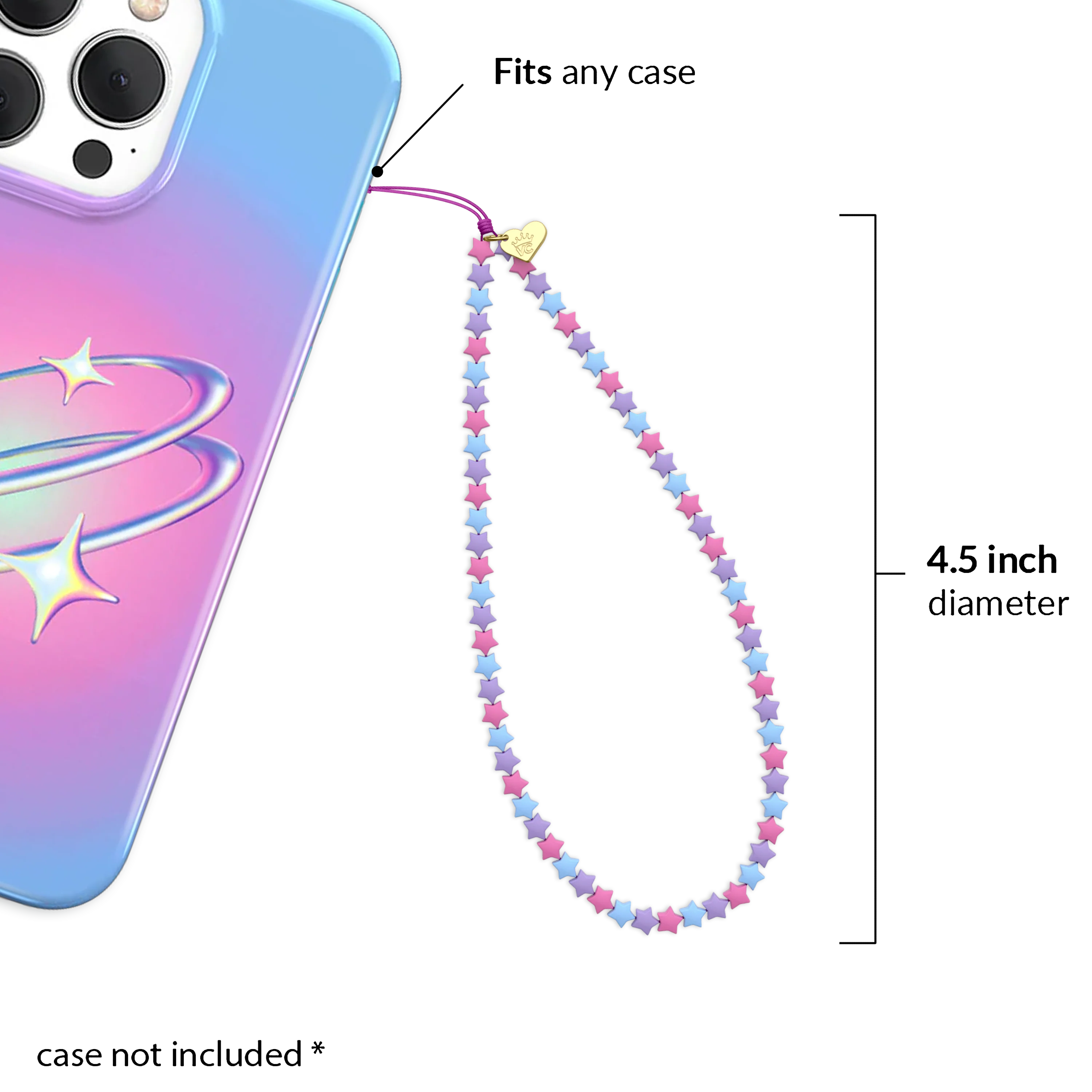 Star Sunset Phone Charm - Image 3