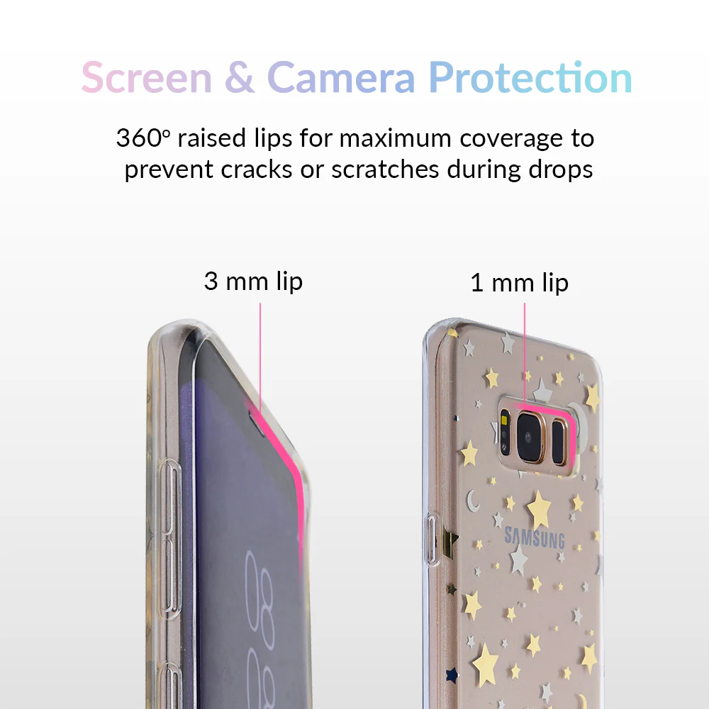 Starry Night Clear Samsung Case - Image 9