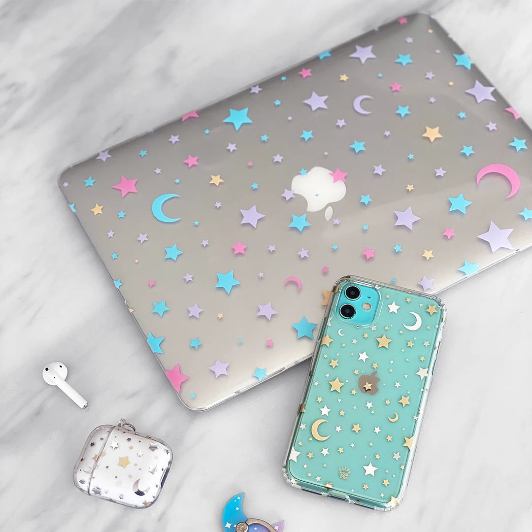 Stars and Moon MacBook Case - Image 2