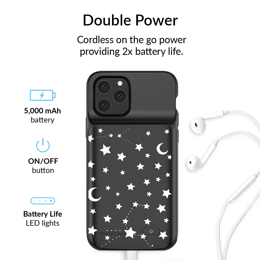 Stars & Moon iPhone Charging Case - Image 20