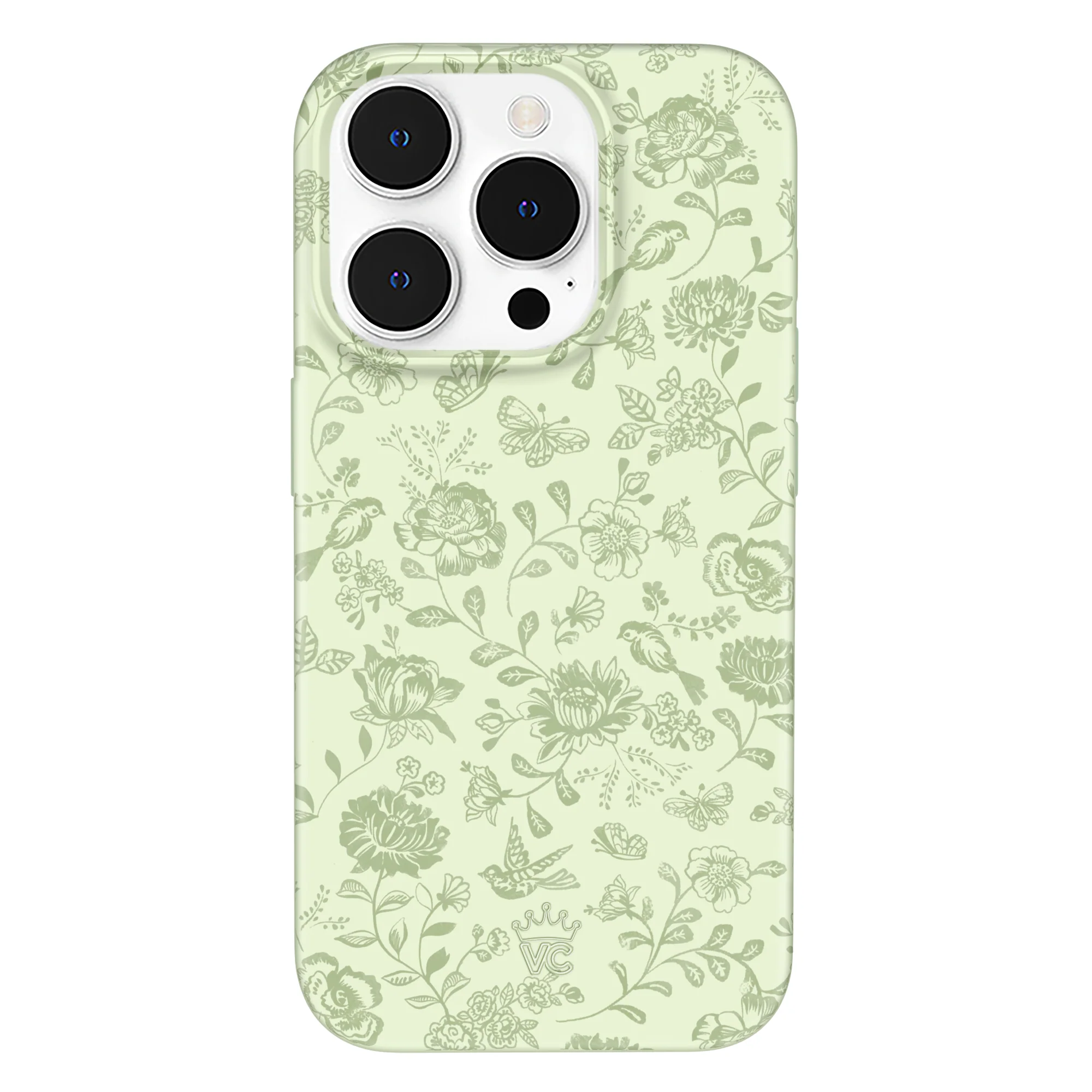Storybook Sage Floral iPhone Case - Image 11