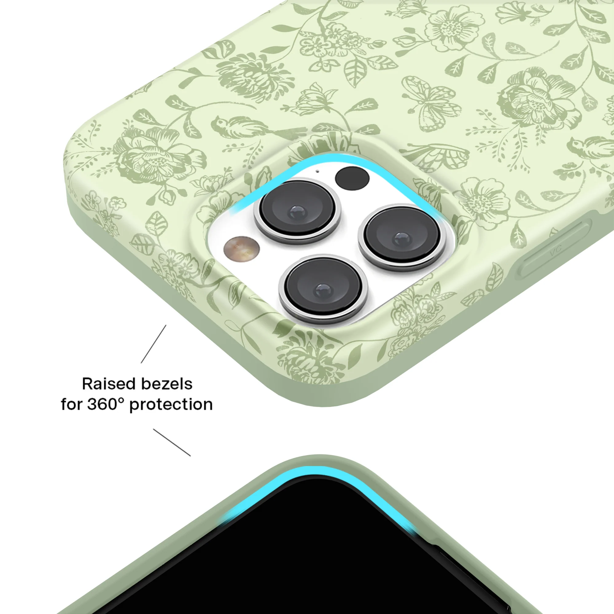 Storybook Sage Floral iPhone Case - Image 28