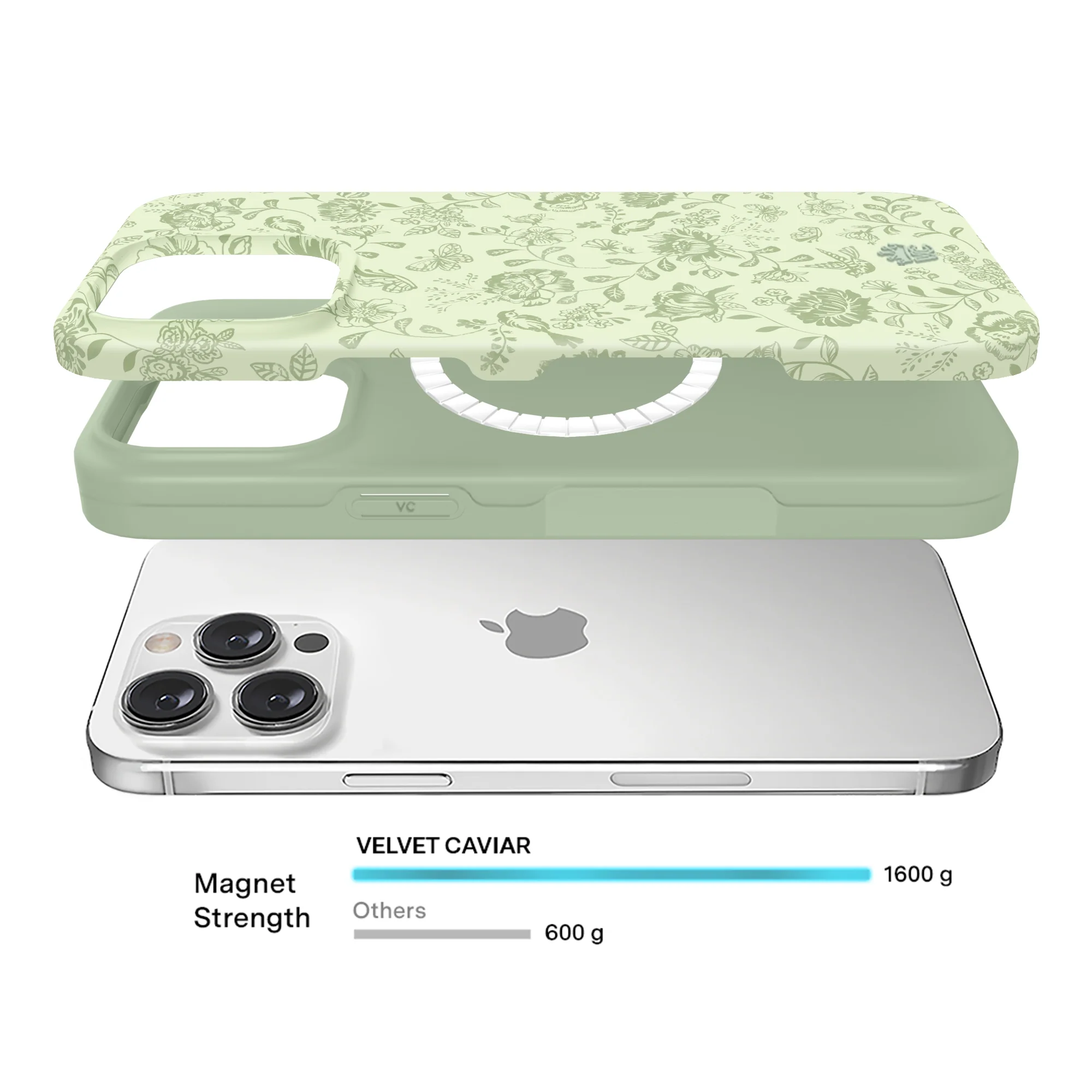 Storybook Sage Floral iPhone Case - Image 29