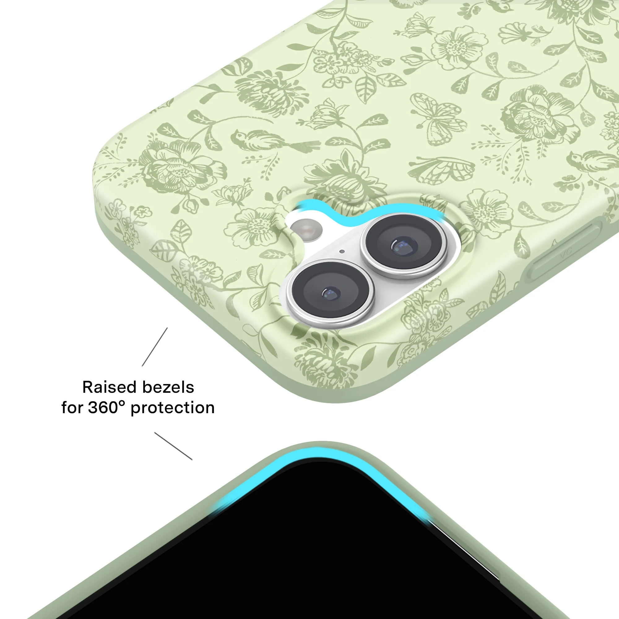 Storybook Sage Floral iPhone Case - Image 43