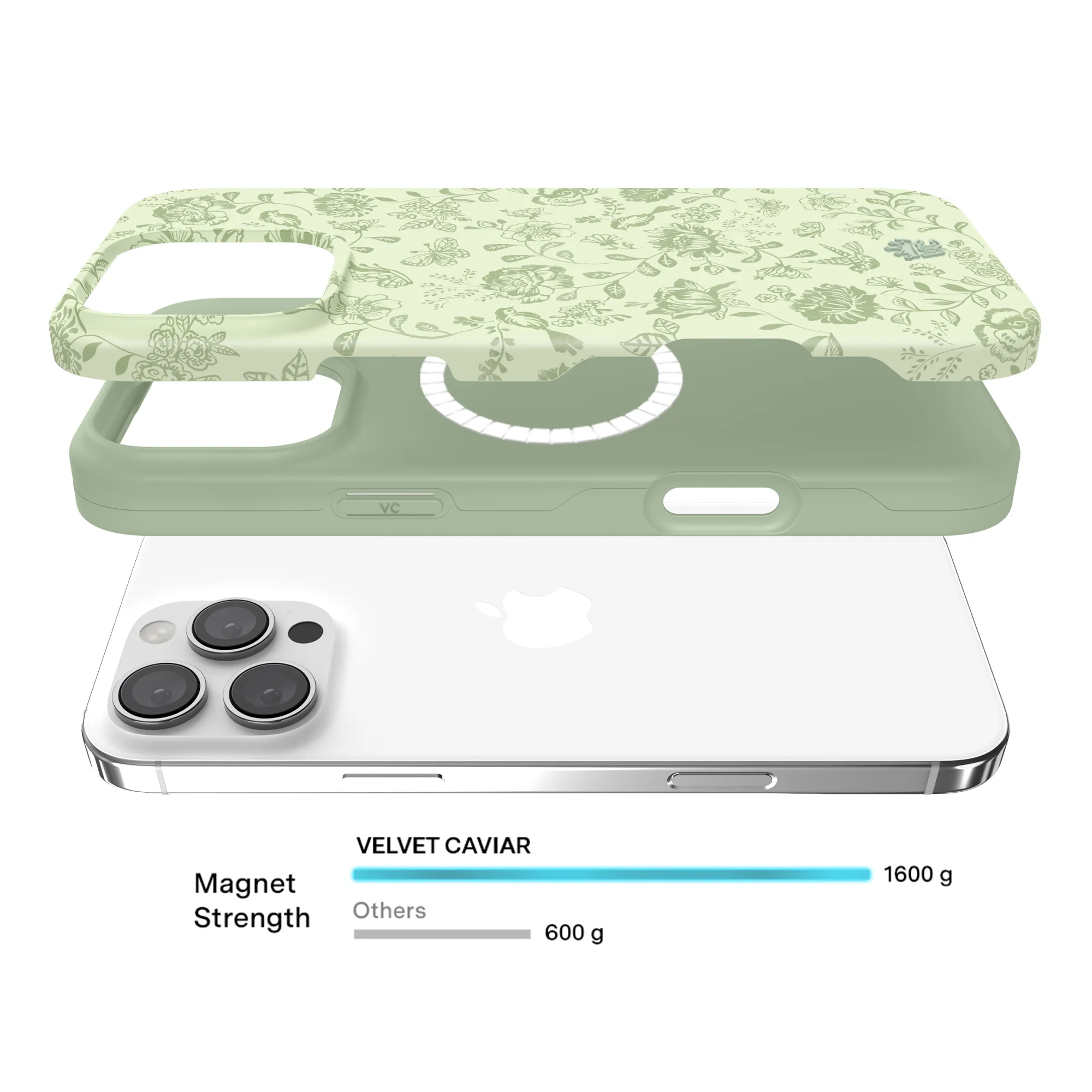Storybook Sage Floral iPhone Case - Image 49