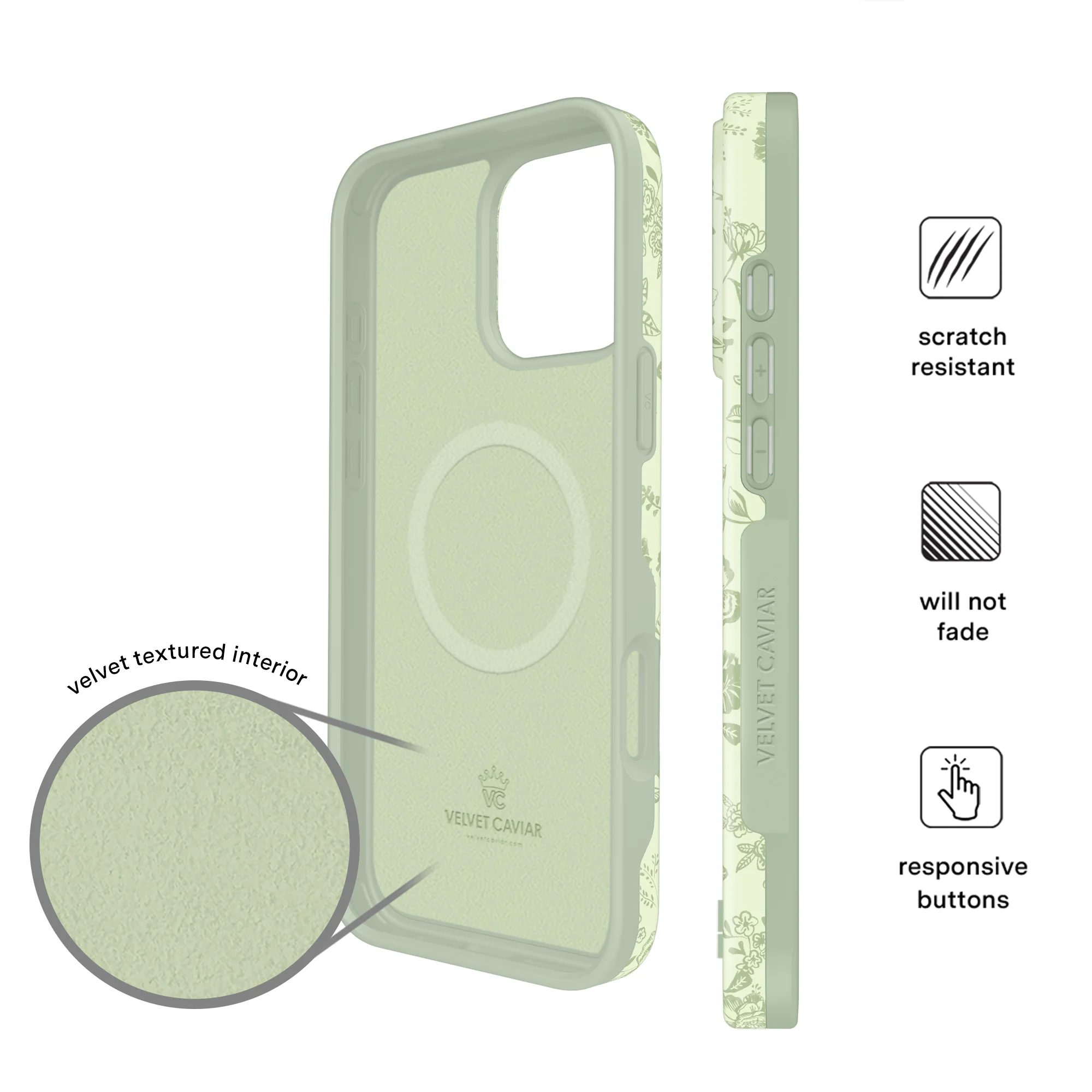 Storybook Sage Floral iPhone Case - Image 50