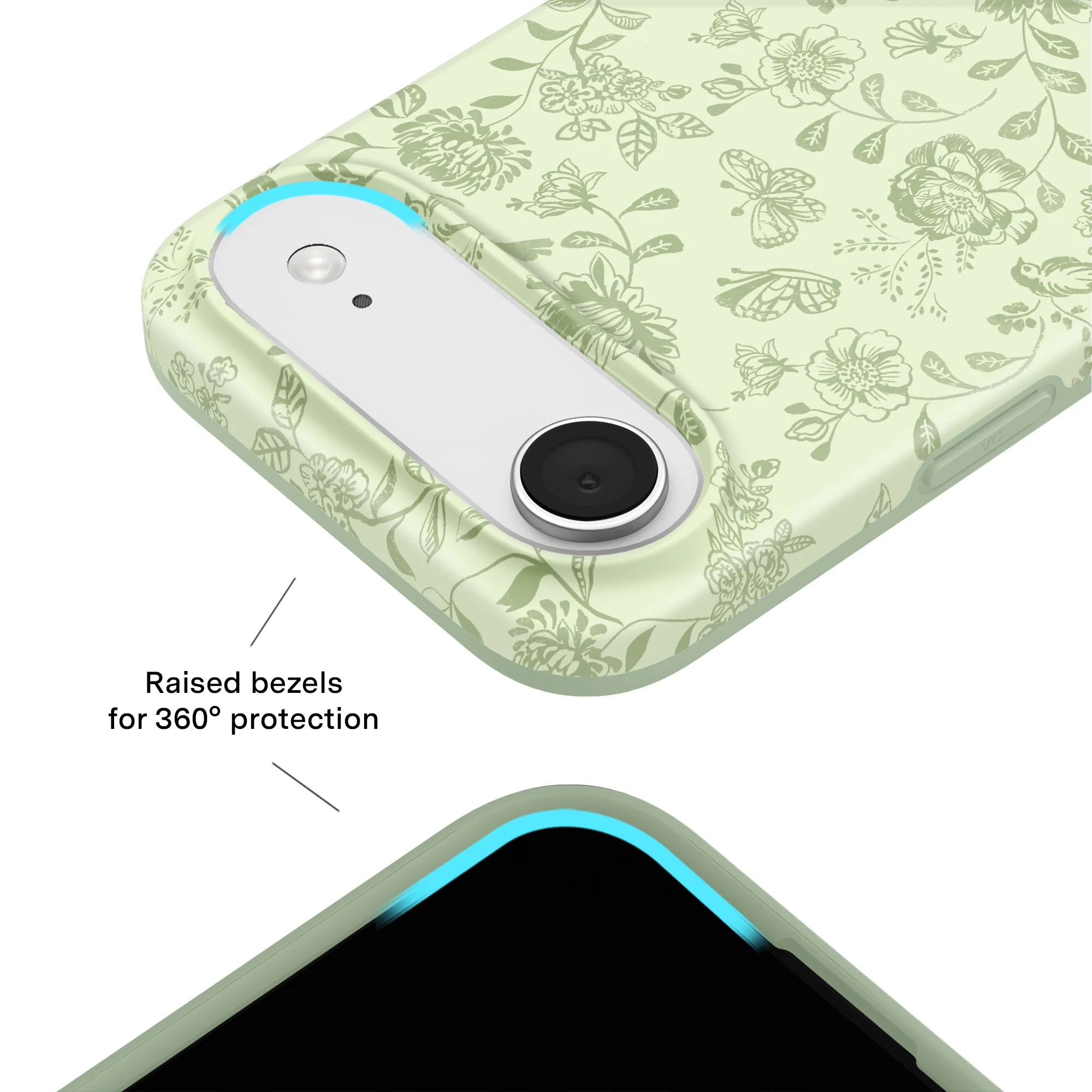 Storybook Sage Floral iPhone Case - Image 63