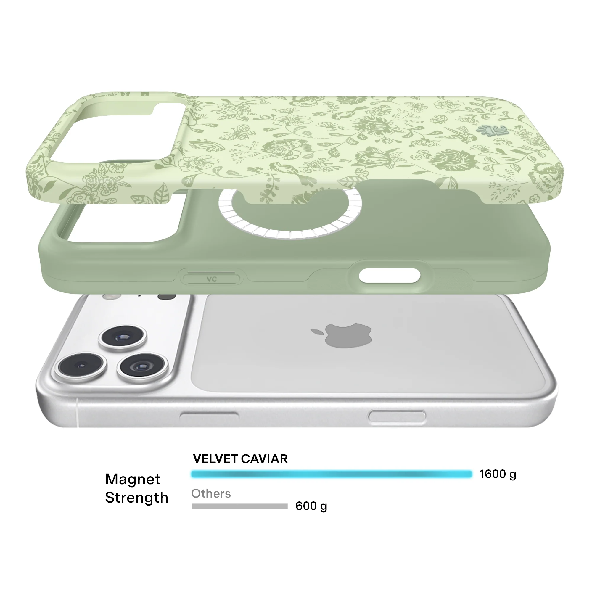 Storybook Sage Floral iPhone Case - Image 69