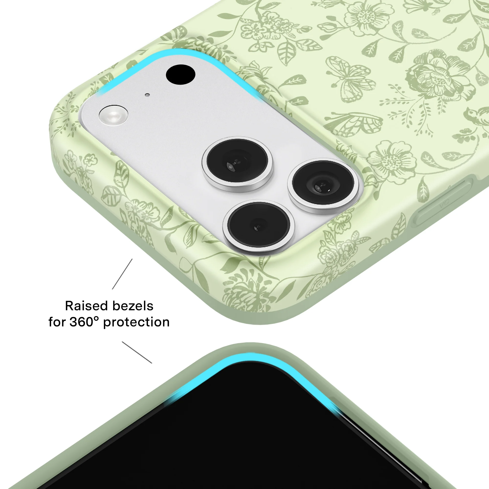 Storybook Sage Floral iPhone Case - Image 73