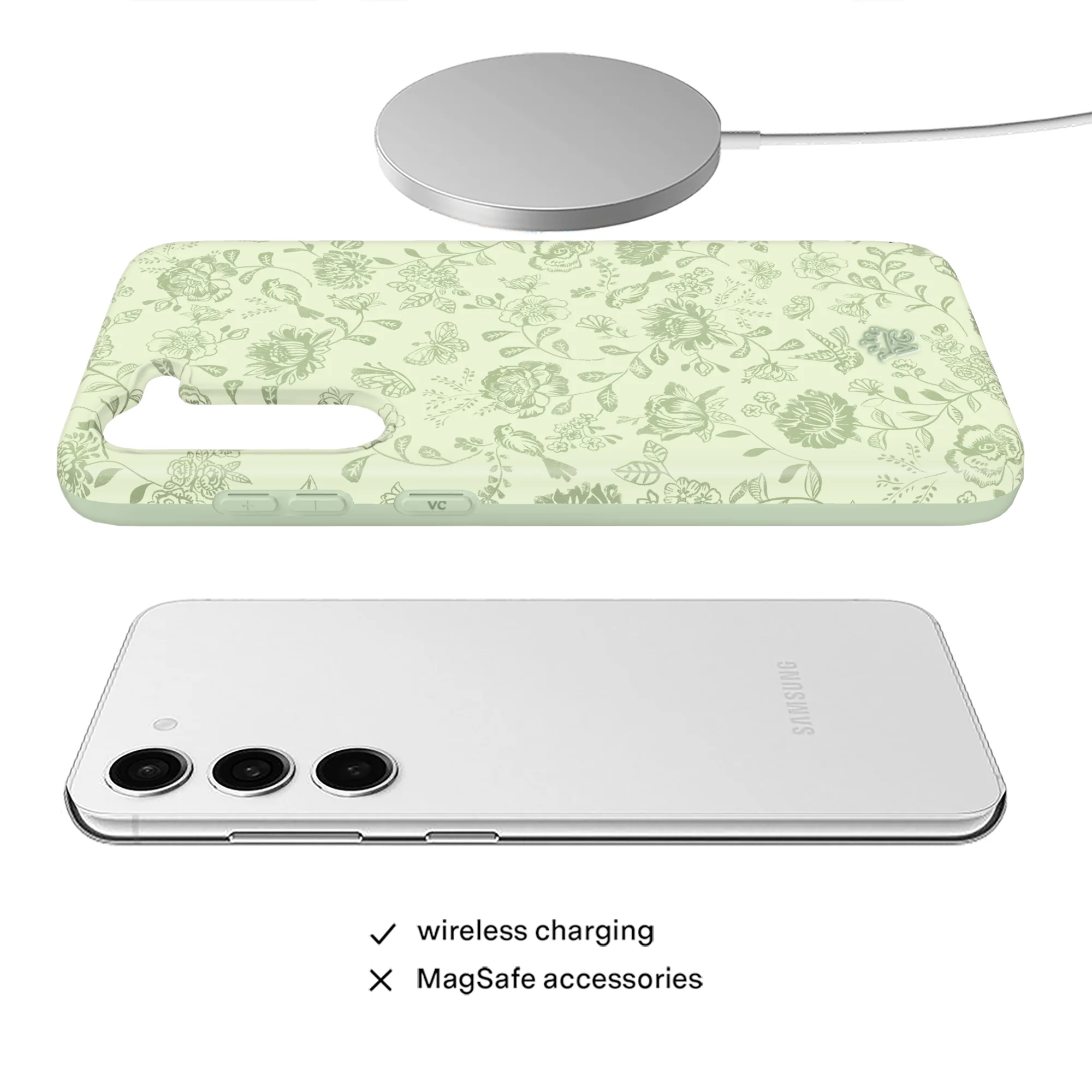 Storybook Sage Floral Samsung Case - Image 23