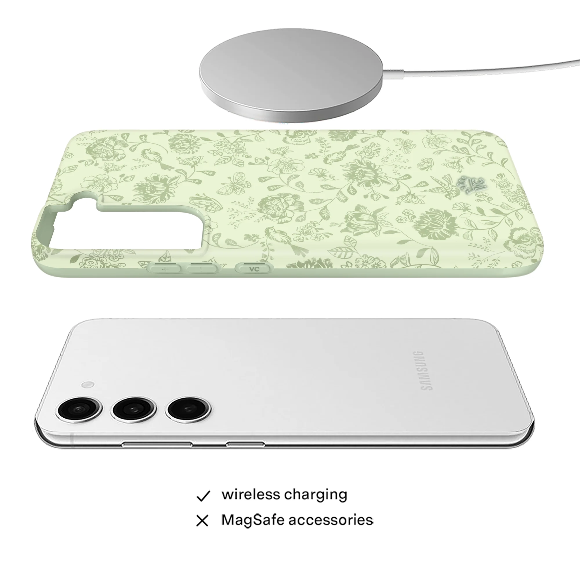 Storybook Sage Floral Samsung Case - Image 3