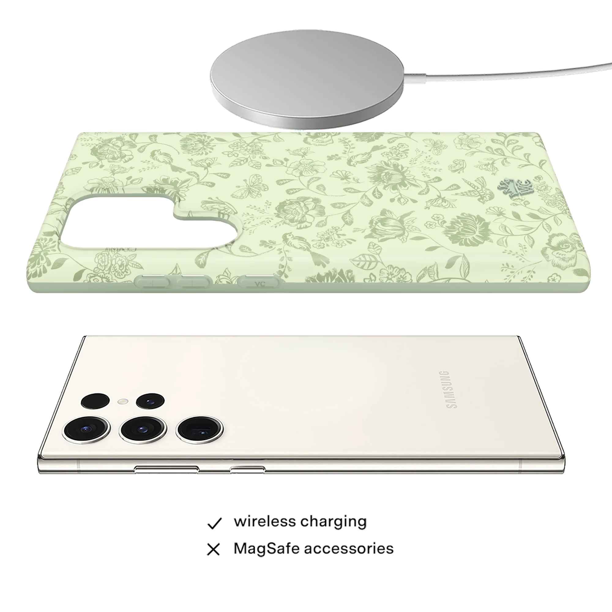 Storybook Sage Floral Samsung Case - Image 43