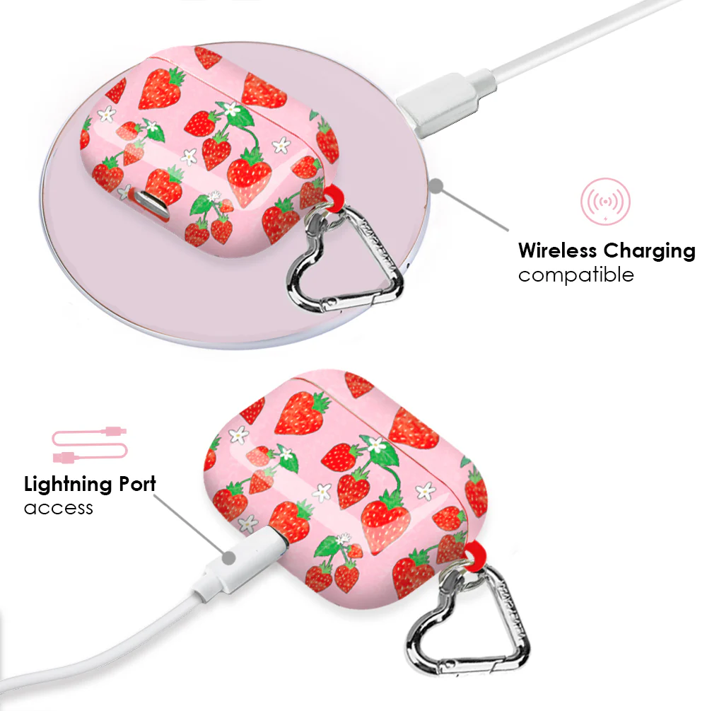 Strawberry Sweethearts AirPod Case - Image 14