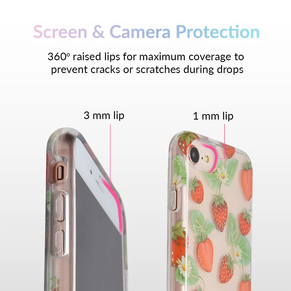 Strawberry Fields iPhone Case - Image 3