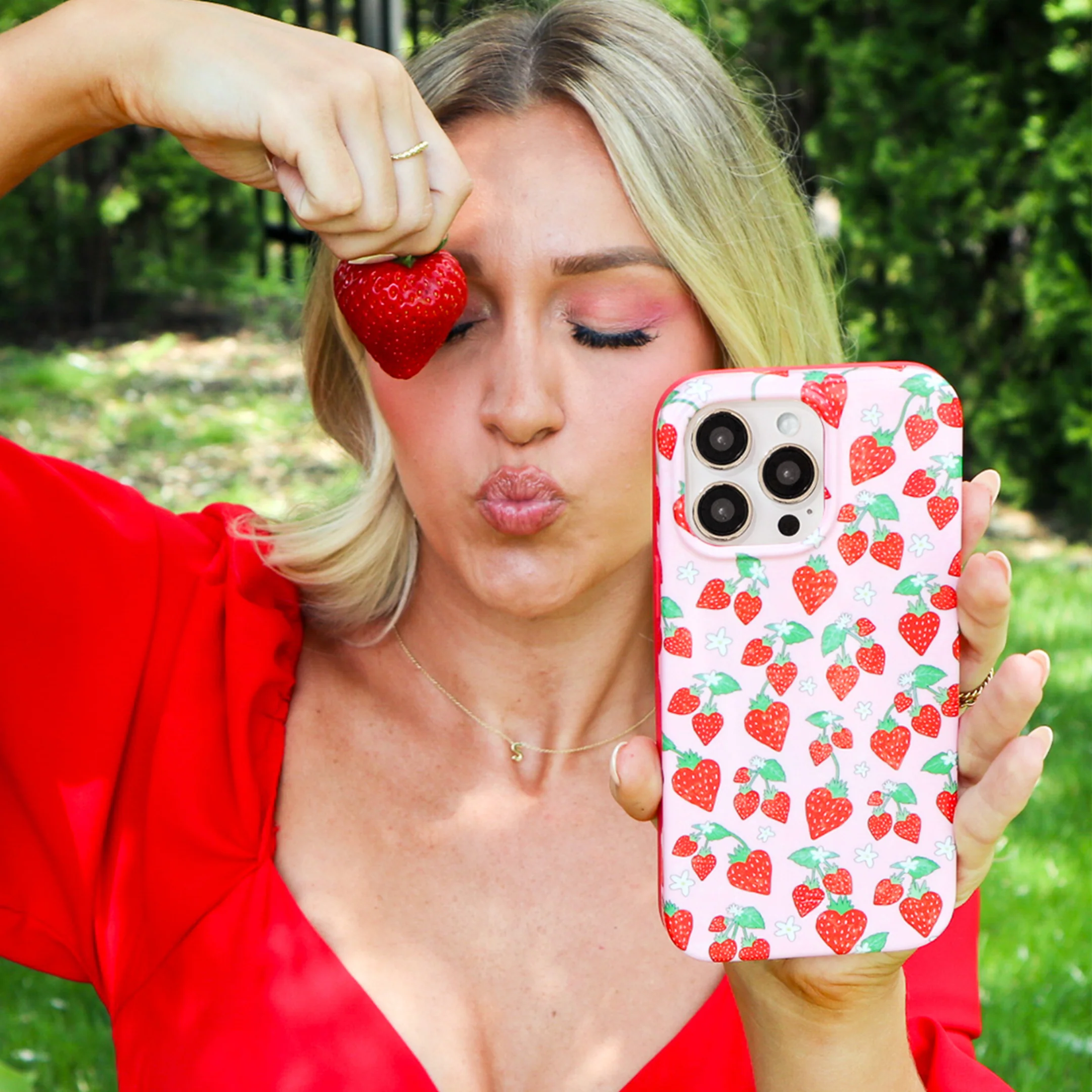 Strawberry Sweethearts iPhone Case - Image 68