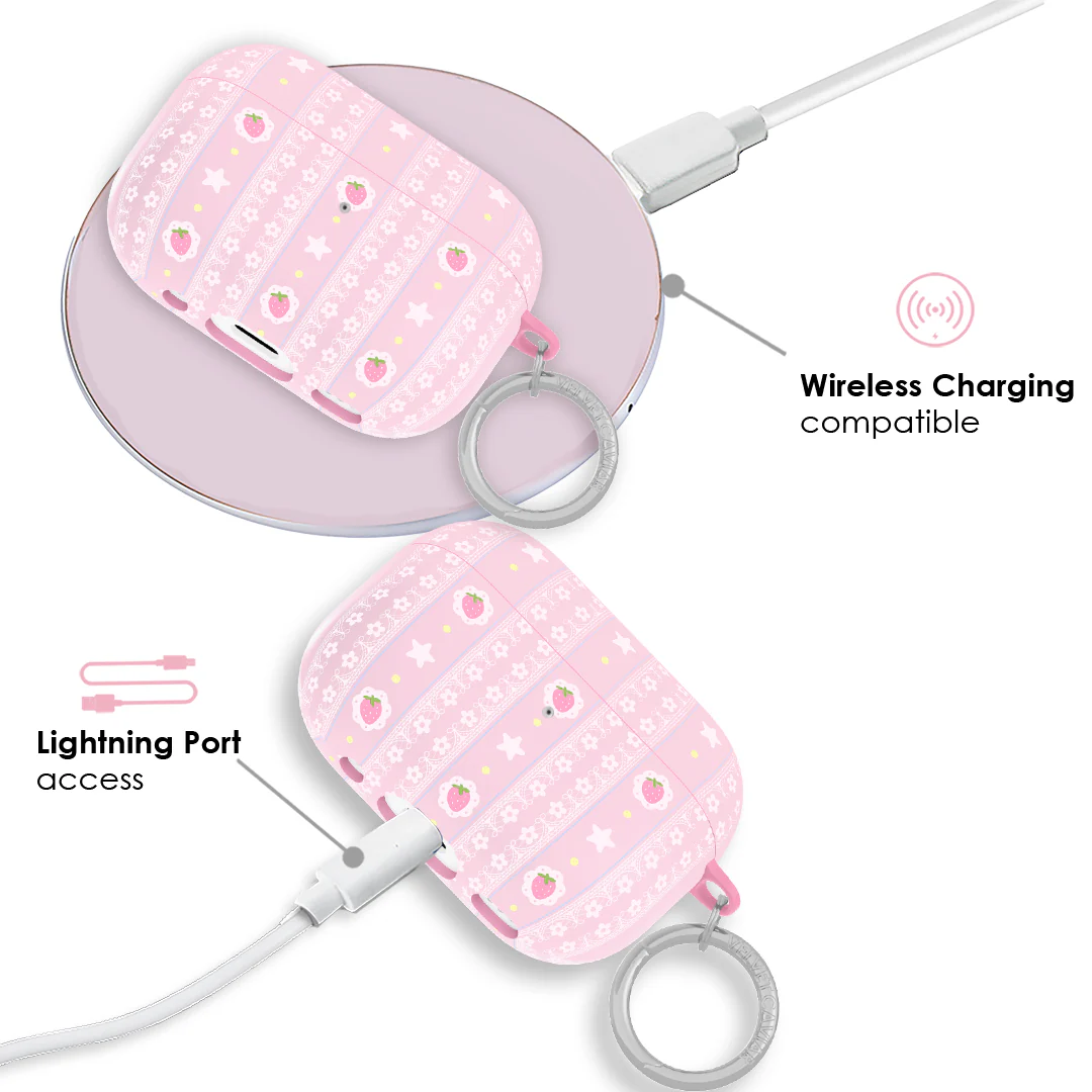 Strawberry Macaron AirPod Case - Image 10