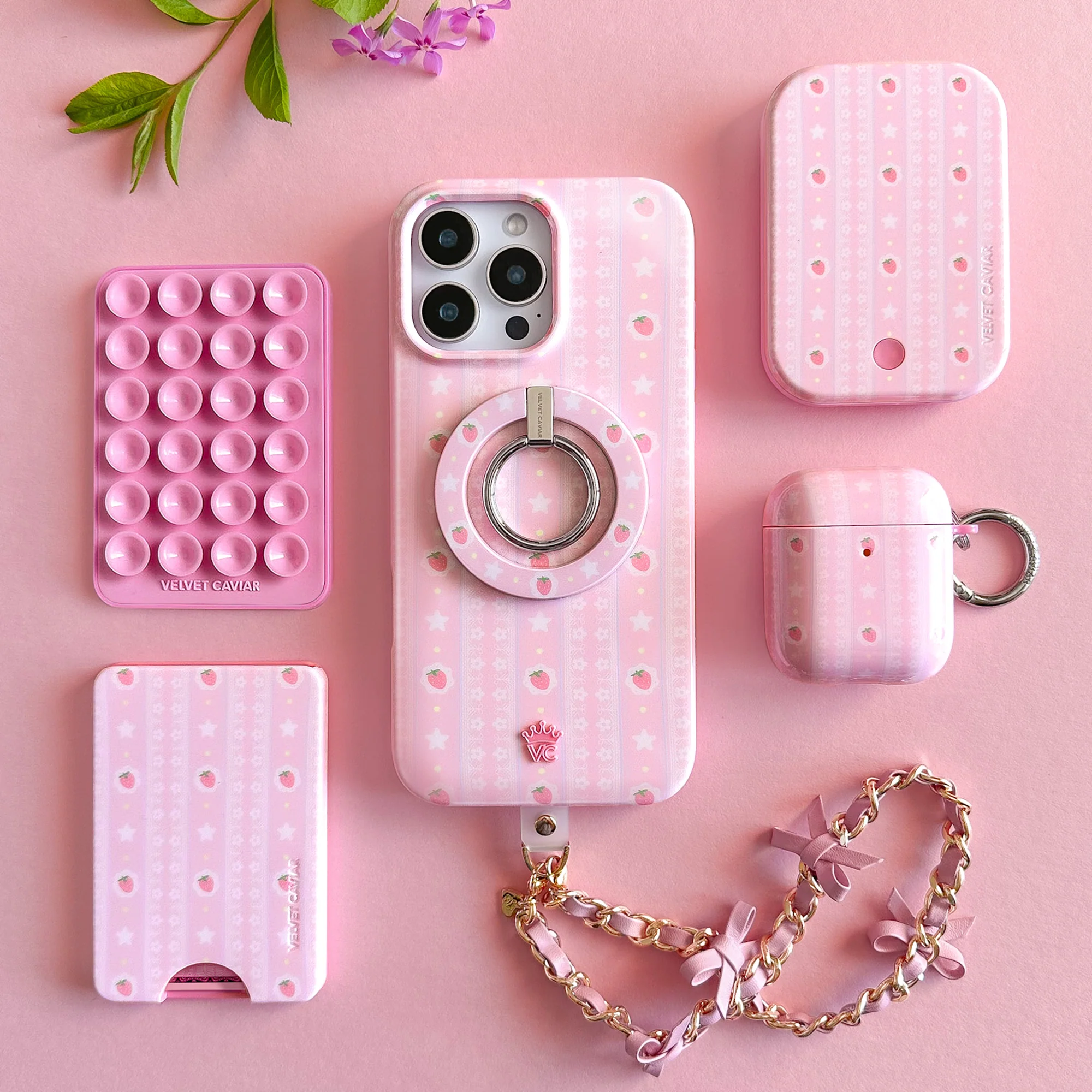 Strawberry Macaron AirPod Case - Image 18