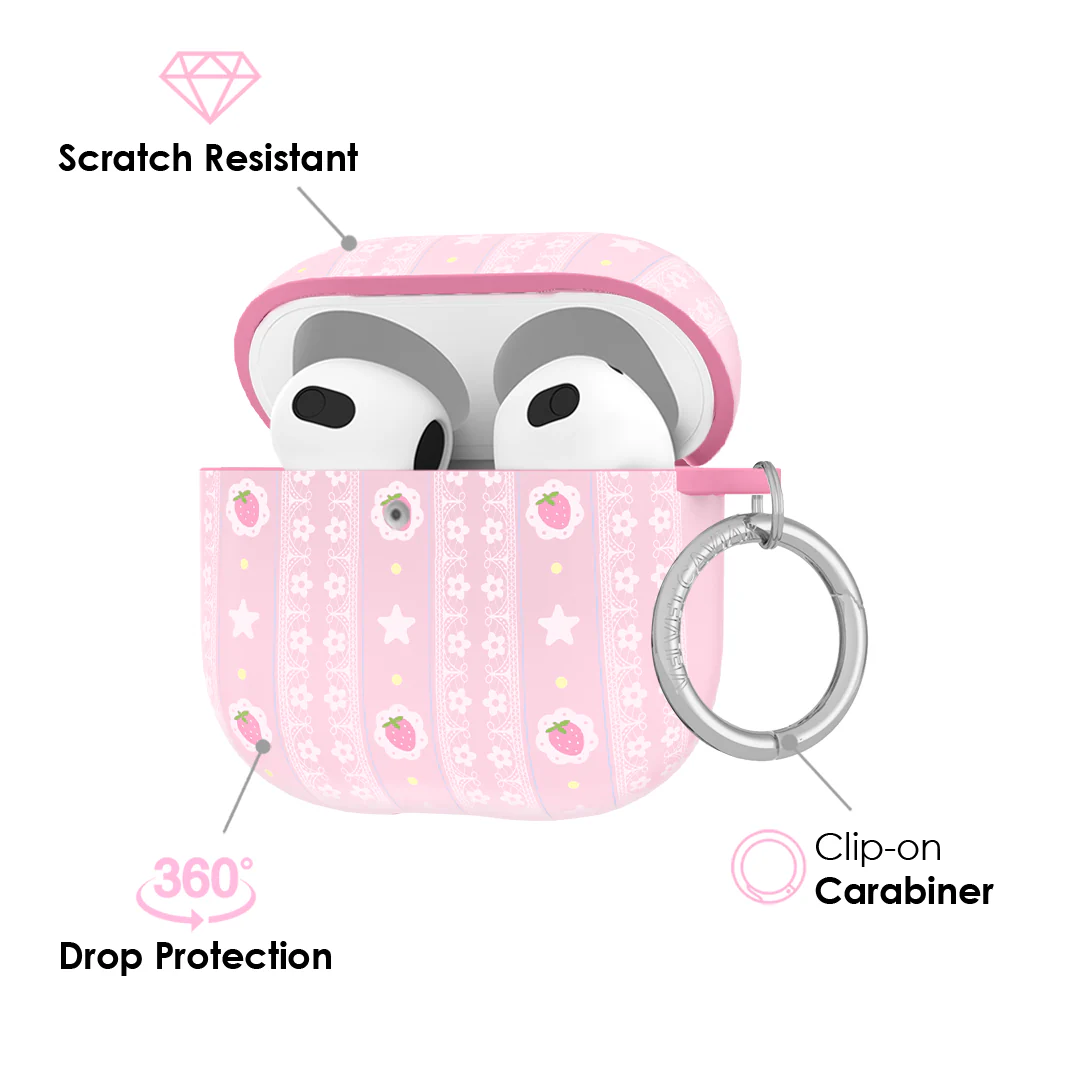 Strawberry Macaron AirPod Case - Image 21