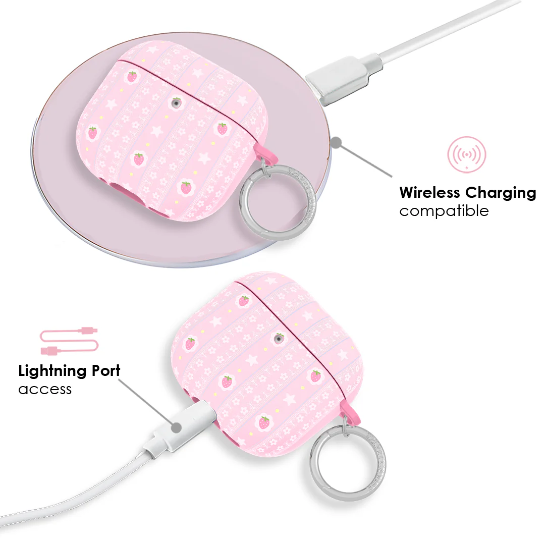 Strawberry Macaron AirPod Case - Image 22