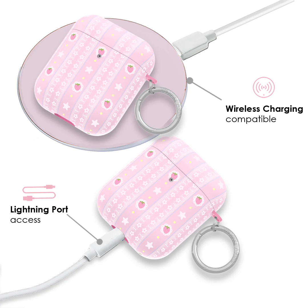 Strawberry Macaron AirPod Case - Image 4