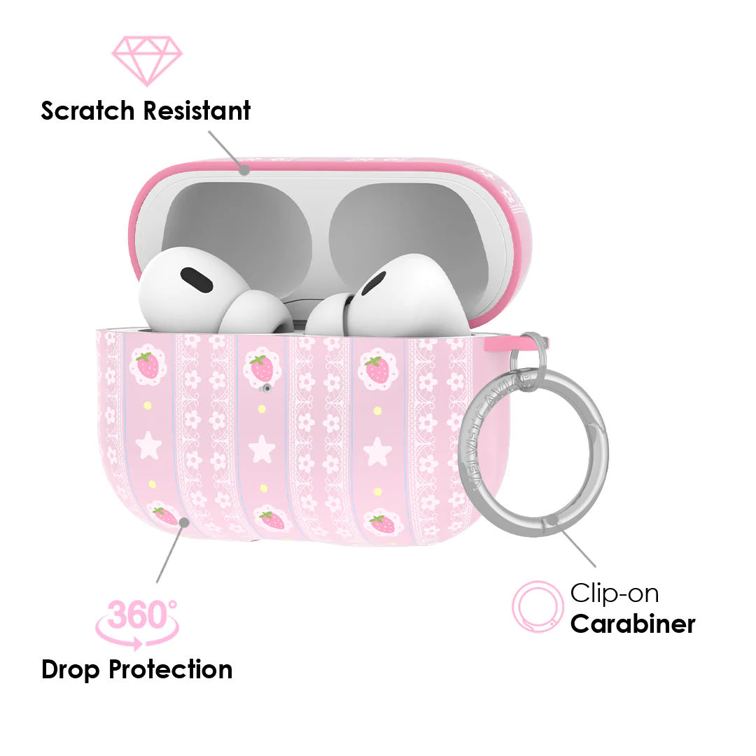 Strawberry Macaron AirPod Case - Image 9