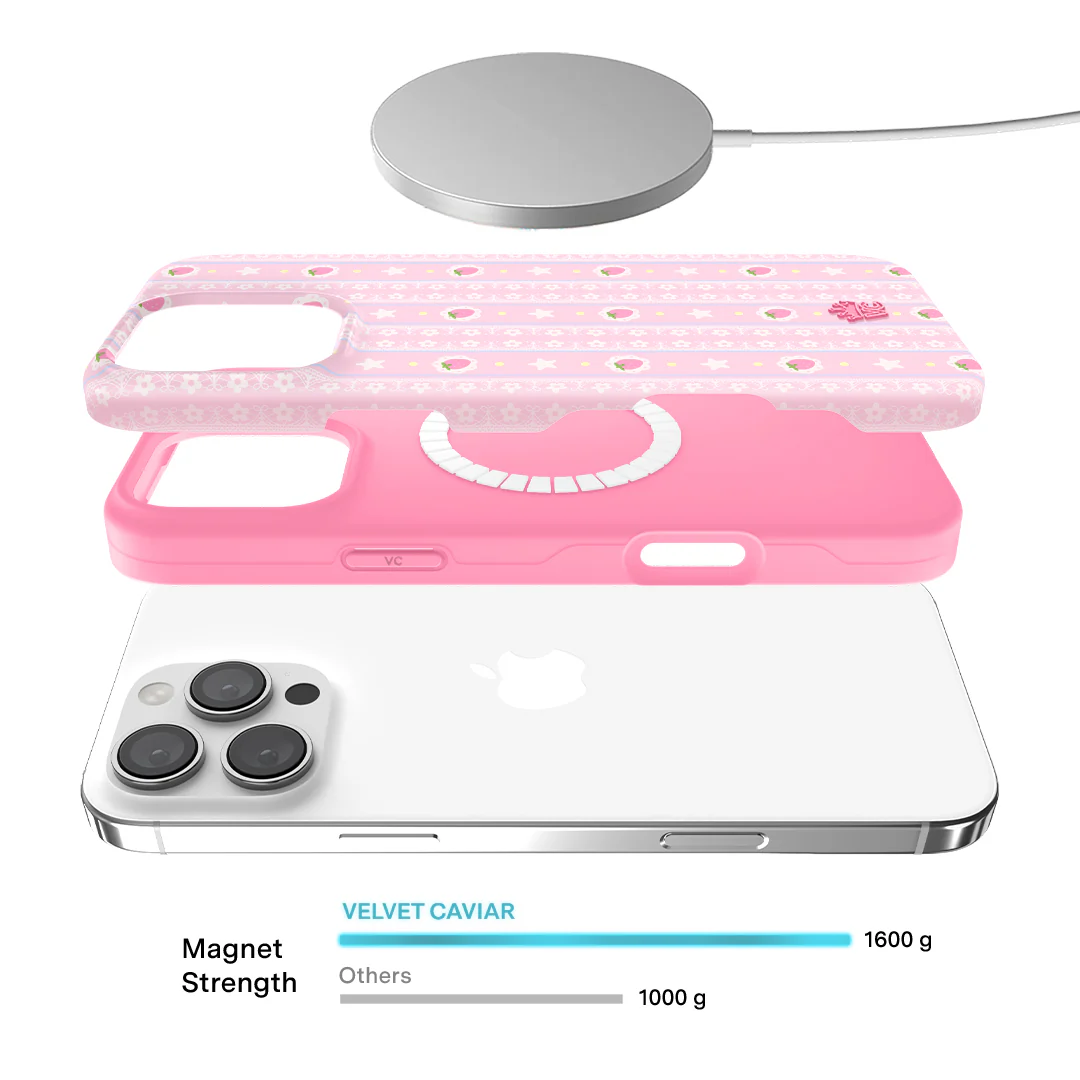 Strawberry Macaron iPhone Case - Image 13
