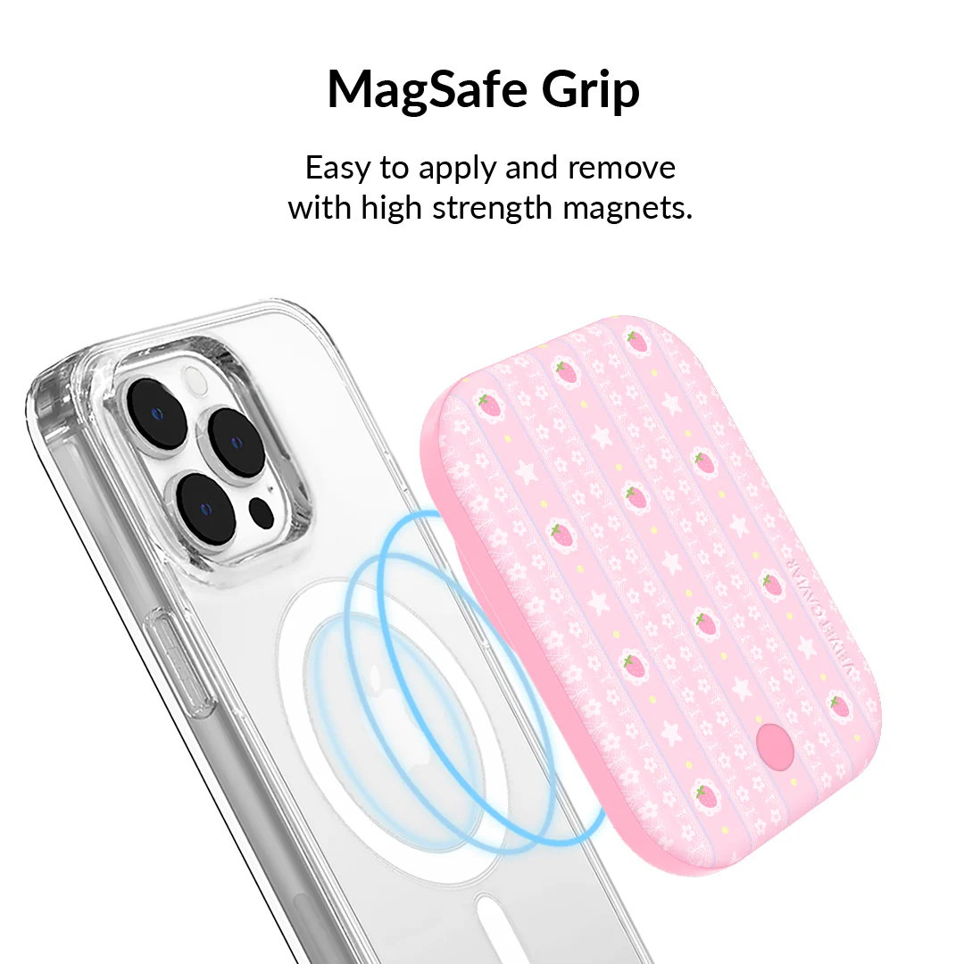 Strawberry Macaron MagSafe Battery Power Pack - Image 4