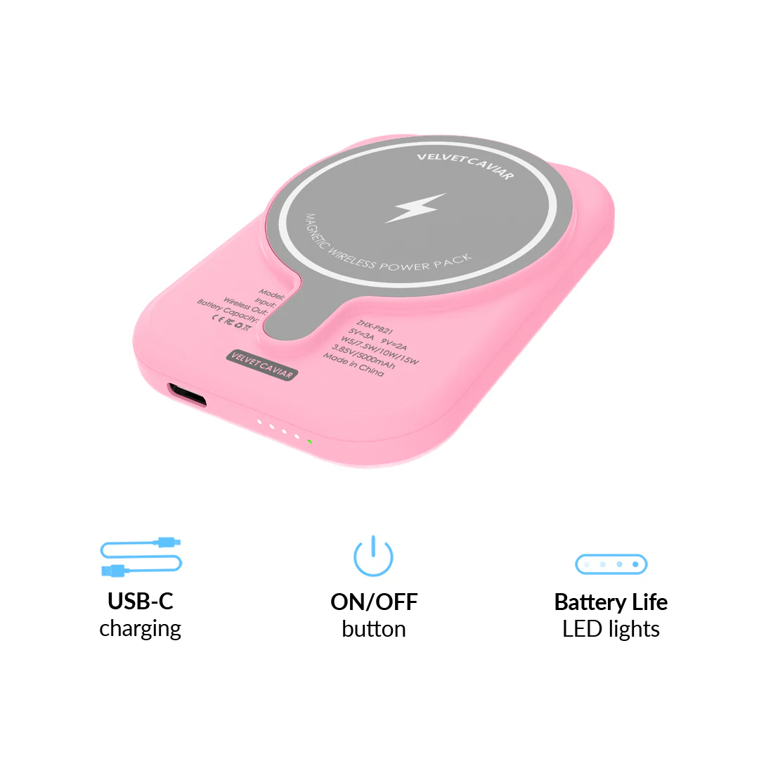 Strawberry Macaron MagSafe Battery Power Pack - Image 6