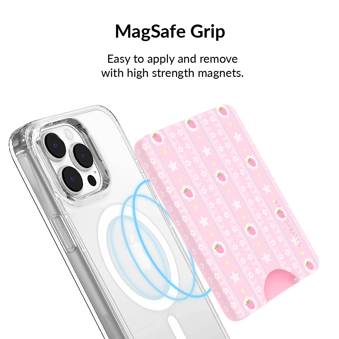 Strawberry Macaron MagSafe Wallet - Image 4