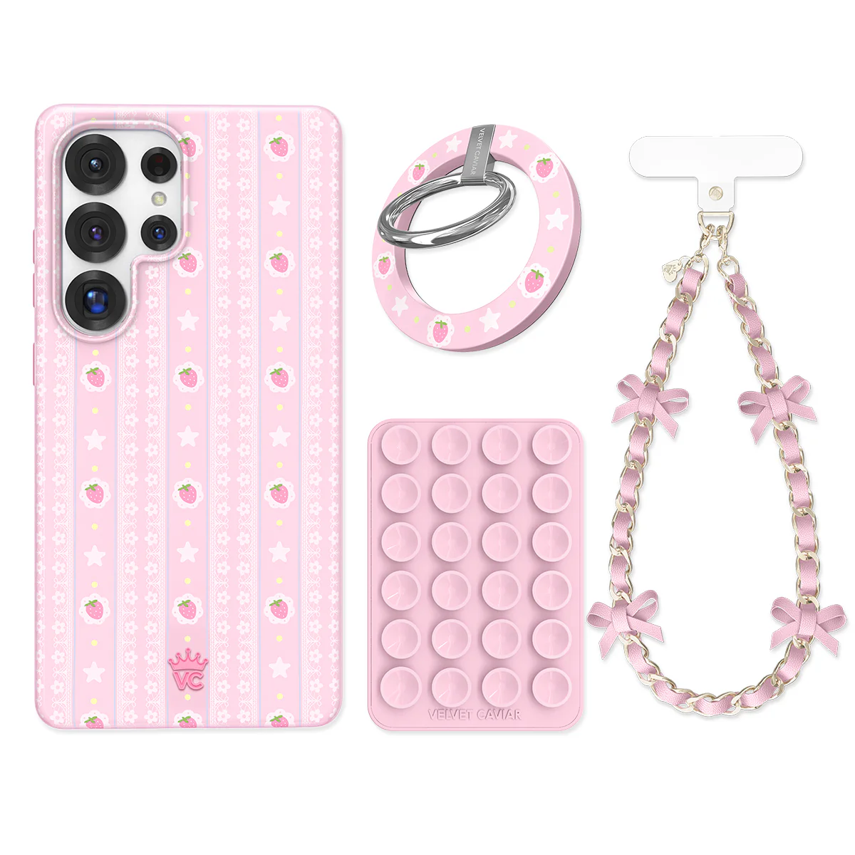 Strawberry Macaron Samsung Bundle Set - Image 3