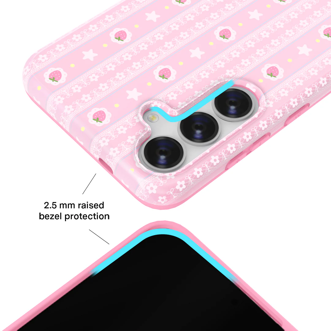 Strawberry Macaron Samsung Case - Image 22