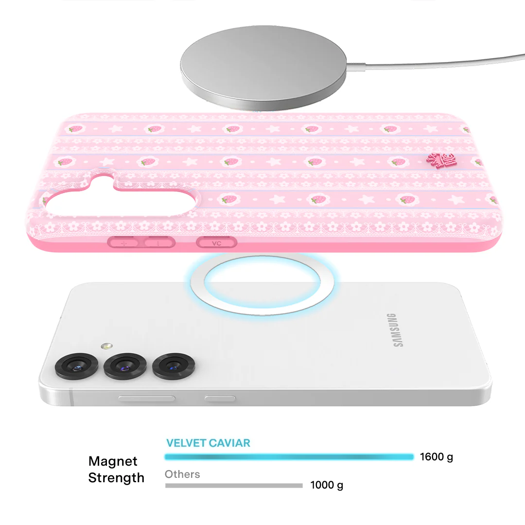 Strawberry Macaron Samsung Case - Image 3