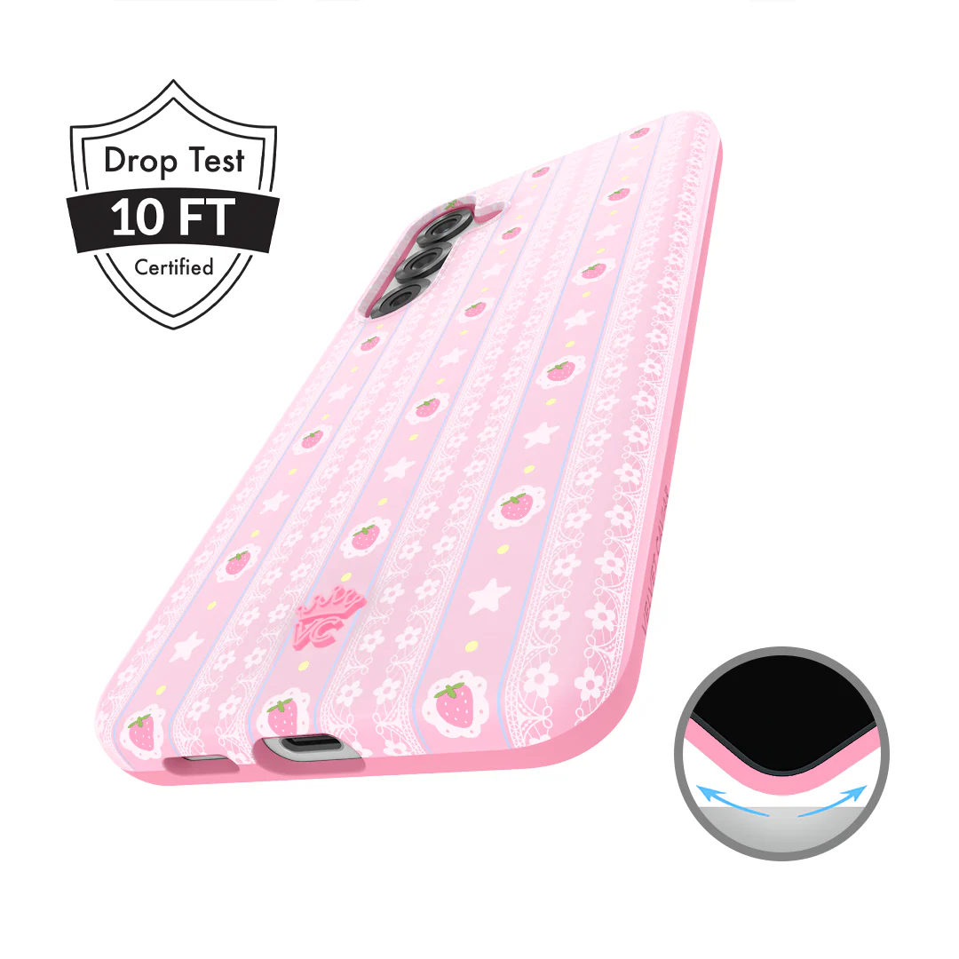 Strawberry Macaron Samsung Case - Image 4