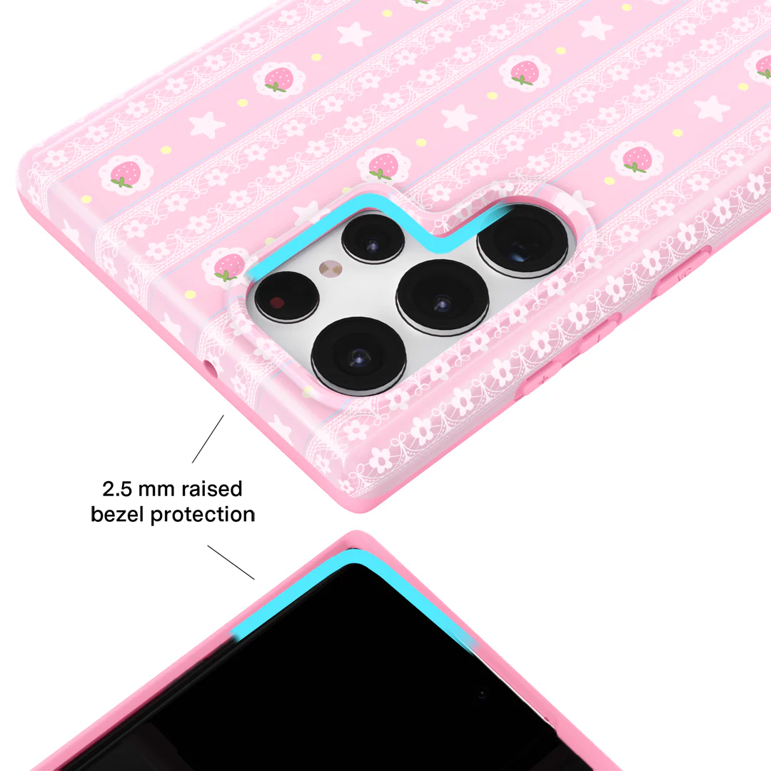 Strawberry Macaron Samsung Case - Image 42