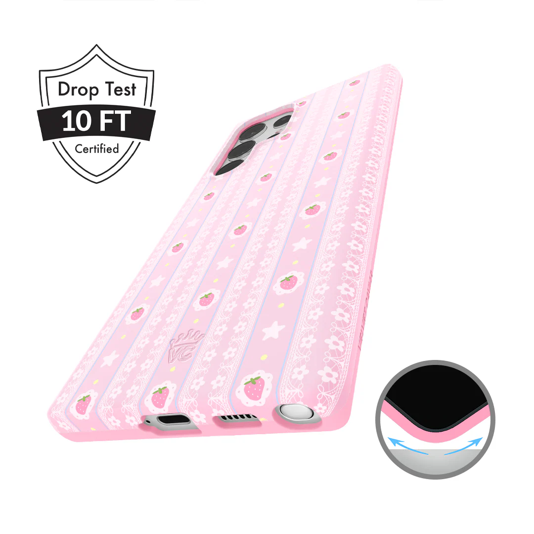 Strawberry Macaron Samsung Case - Image 44