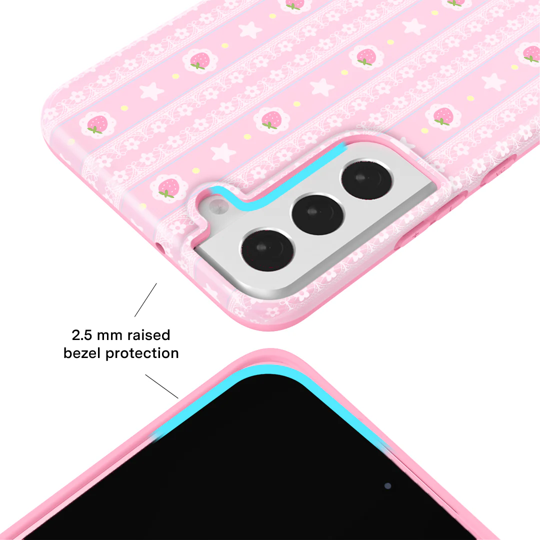 Strawberry Macaron Samsung Case - Image 52