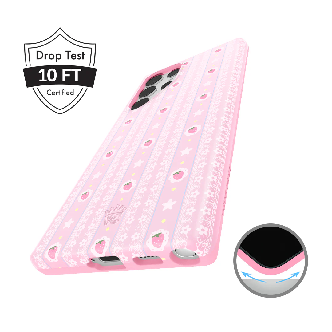Strawberry Macaron Samsung Case - Image 59