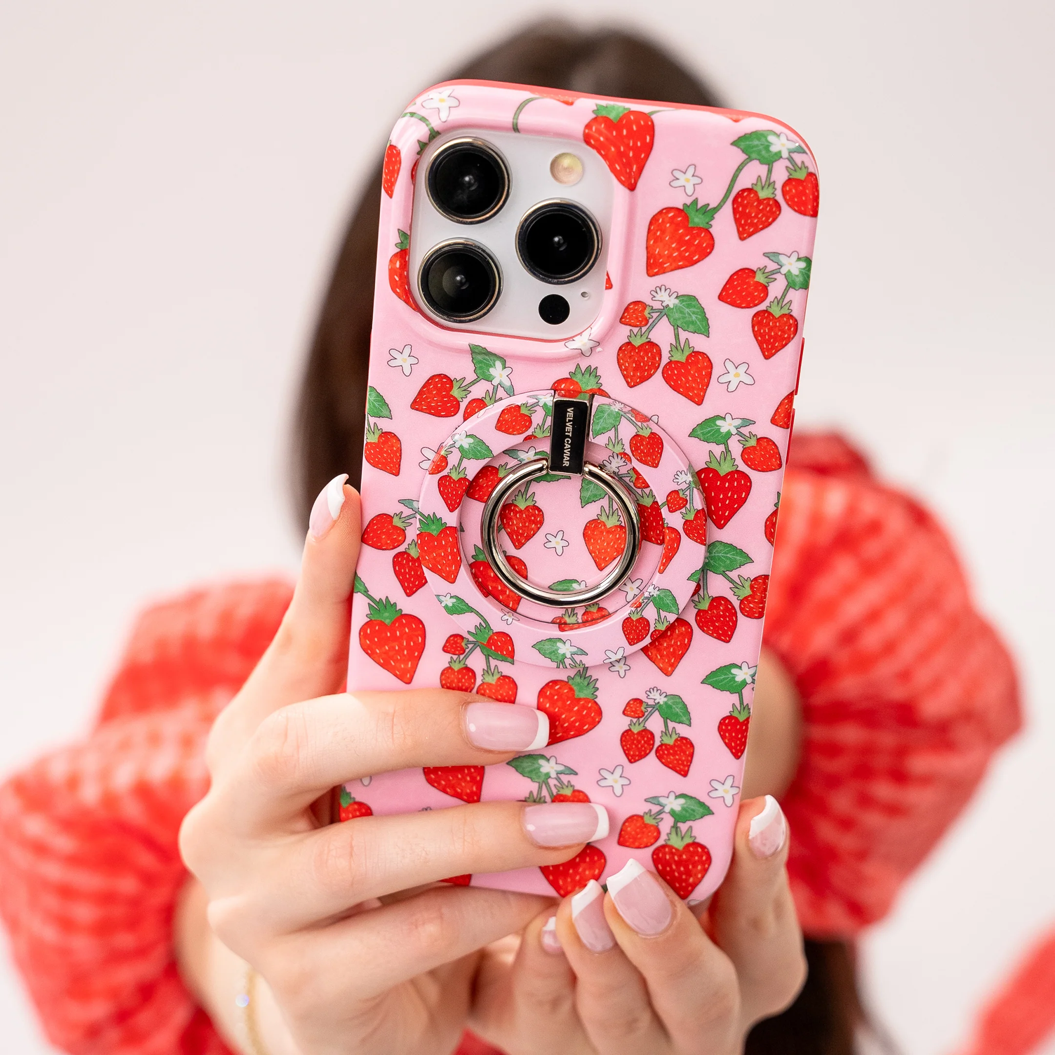 Strawberry Sweethearts MagSafe Grip Ring - Image 2