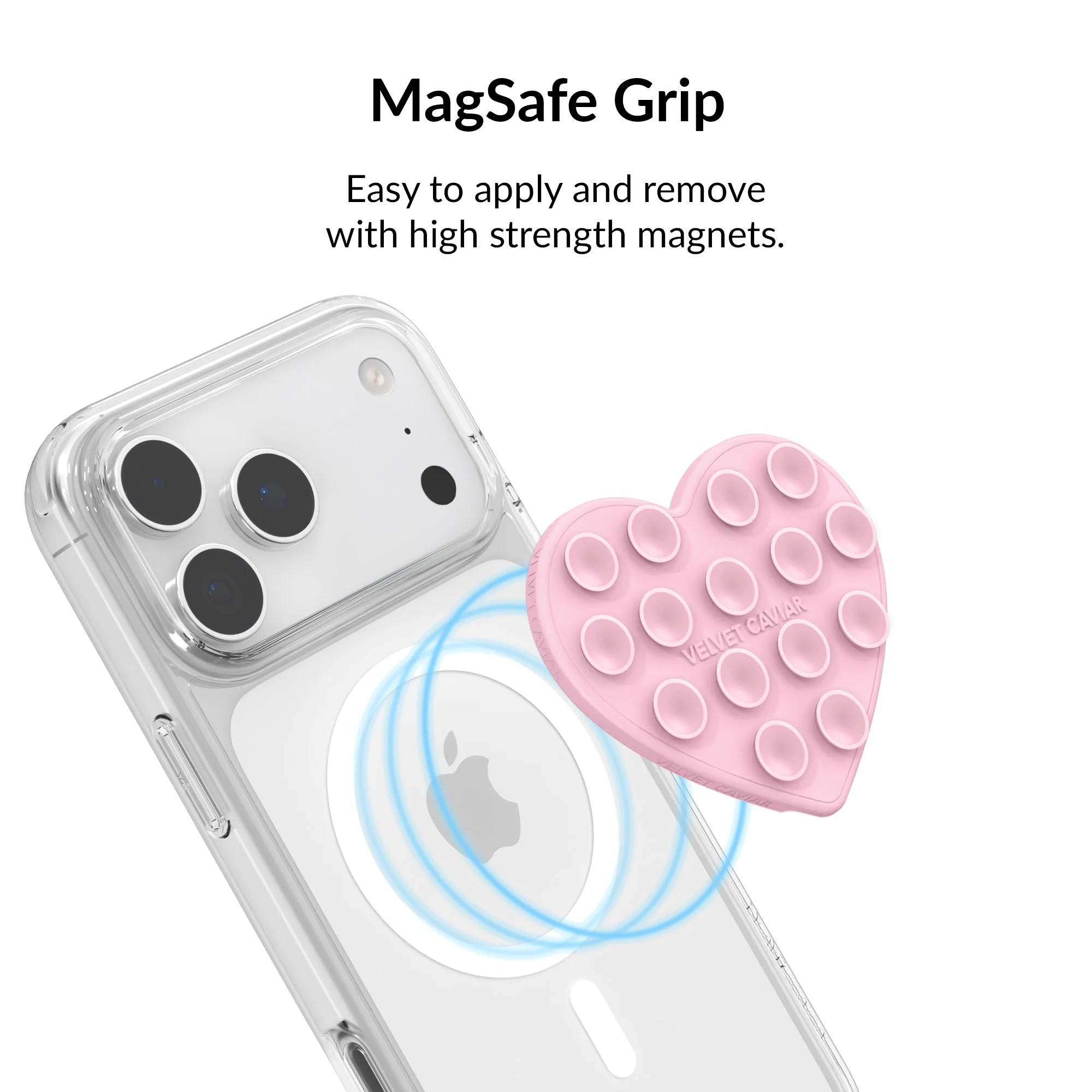 Strawberry Milk Heart MagSafe MightyGrip - Image 4