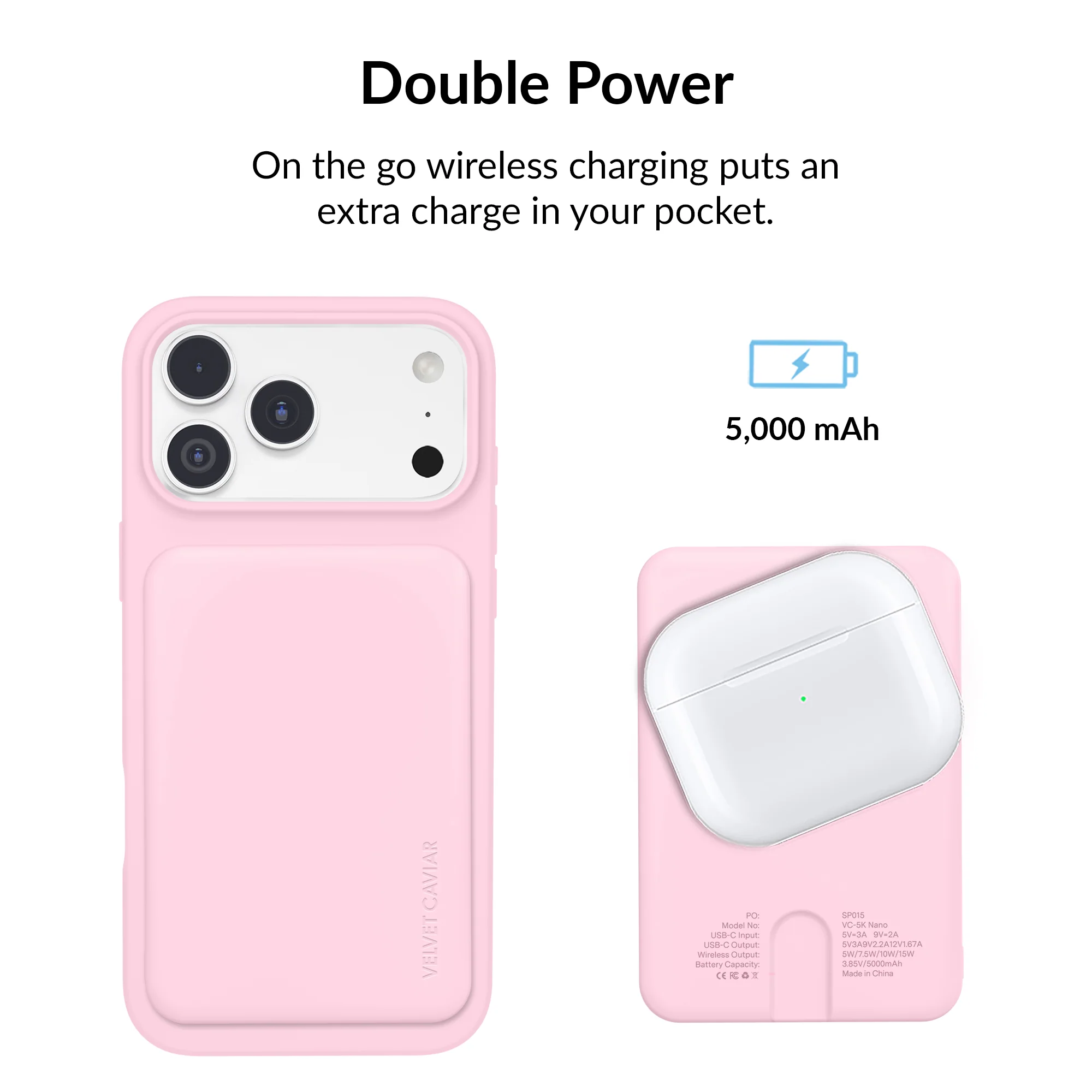 Strawberry Milk Slim Portable MagSafe Charger Power Pack - Image 4