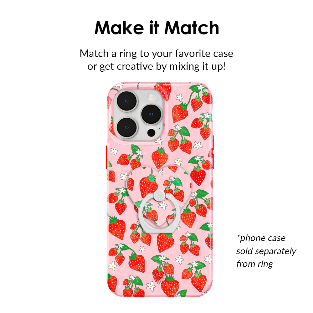 Strawberry Sweethearts Phone Ring - Image 3