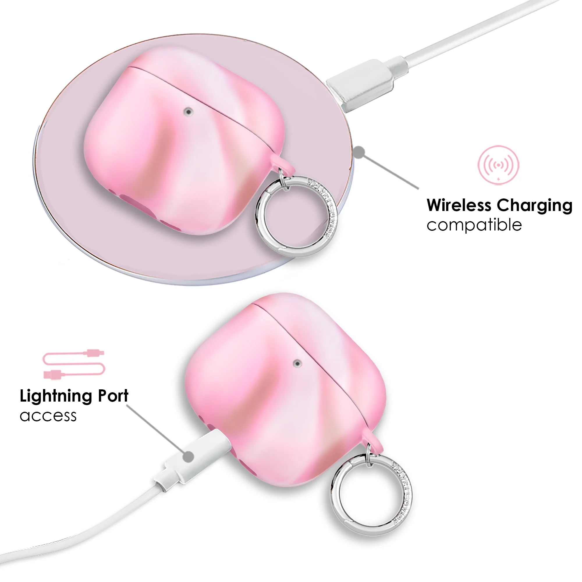 Strawberry Swirl AirPod Case - Image 14