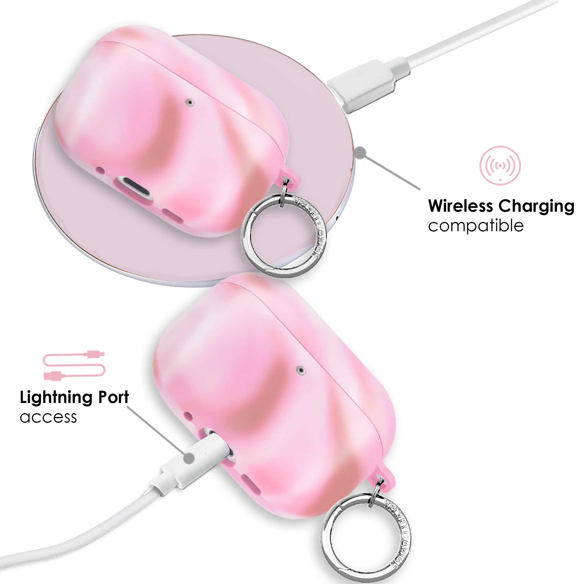 Strawberry Swirl AirPod Case - Image 24