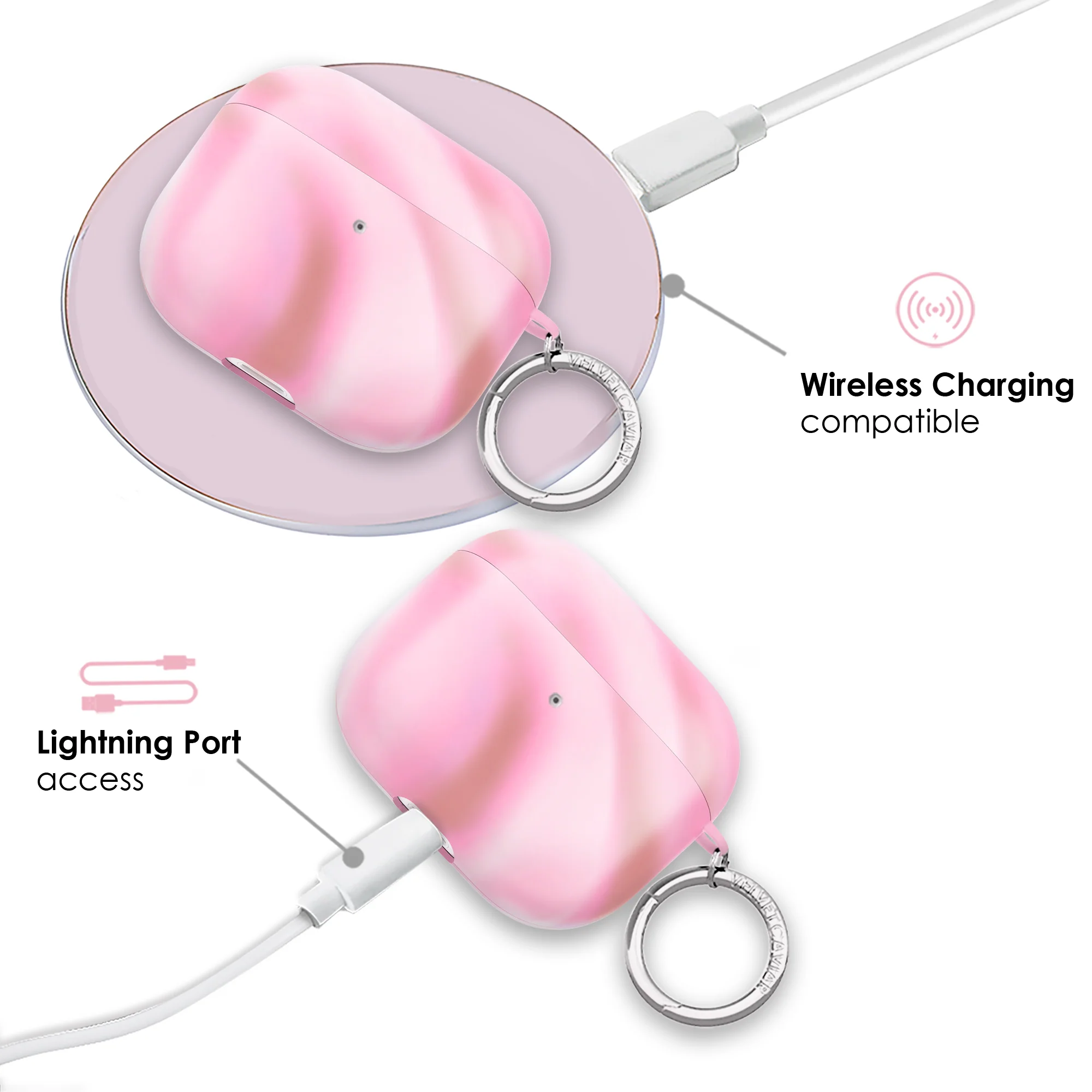 Strawberry Swirl AirPod Case - Image 6