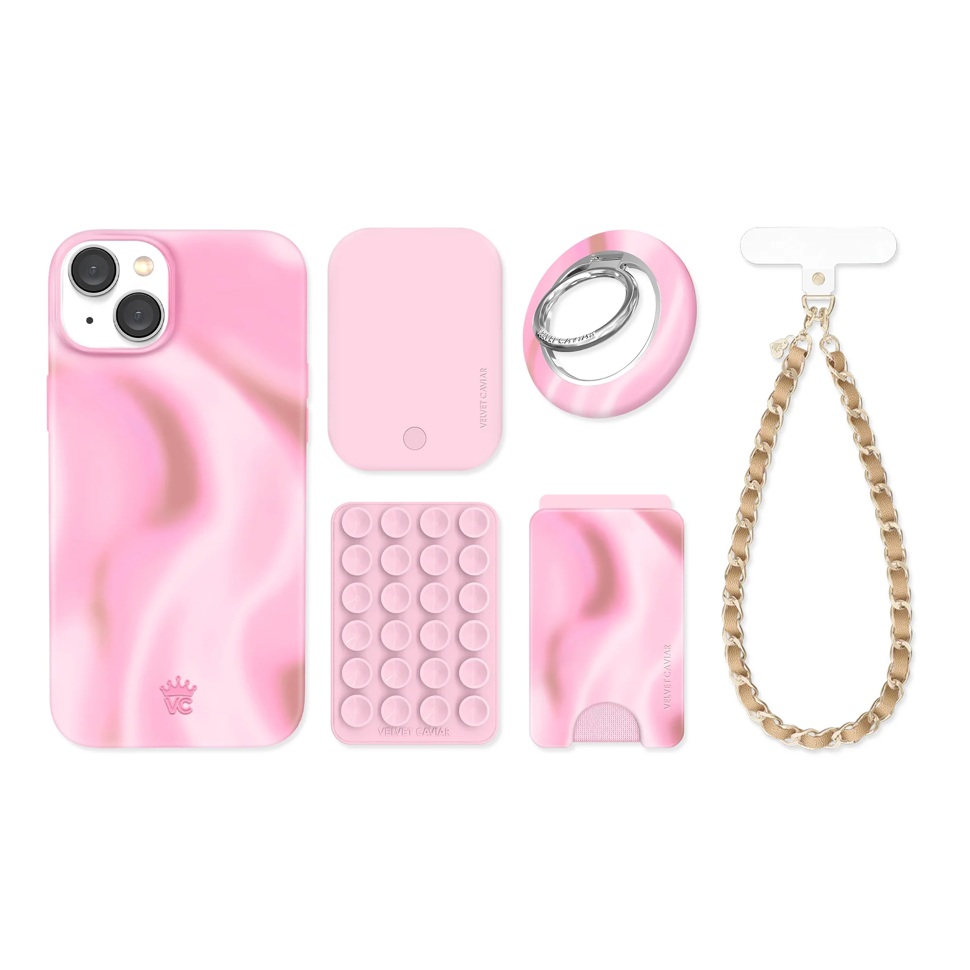 Strawberry Swirl iPhone Bundle Set - Image 29