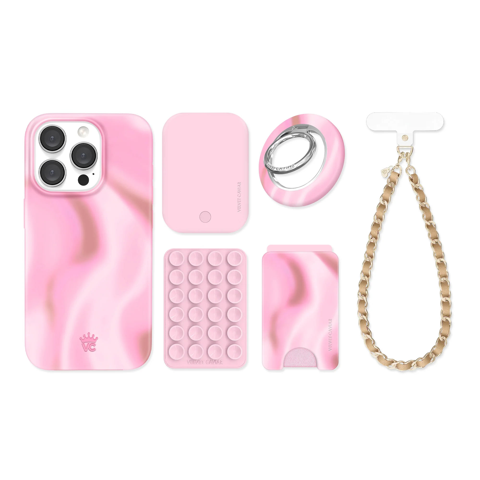 Strawberry Swirl iPhone Bundle Set - Image 43