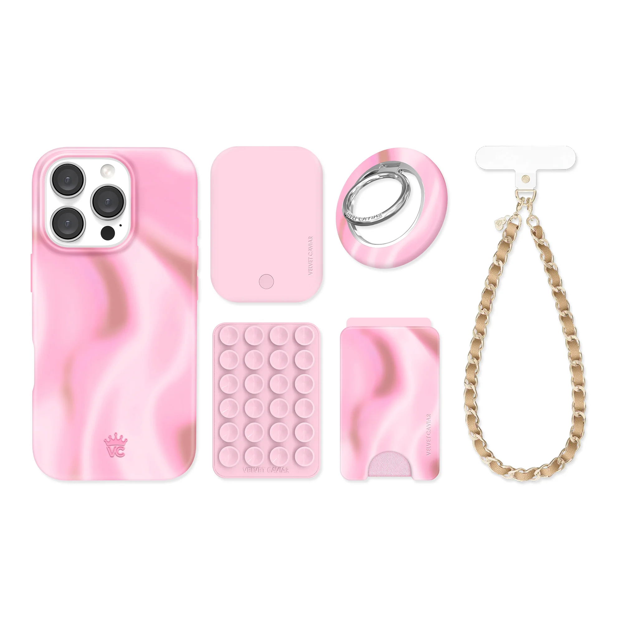 Strawberry Swirl iPhone Bundle Set - Image 71