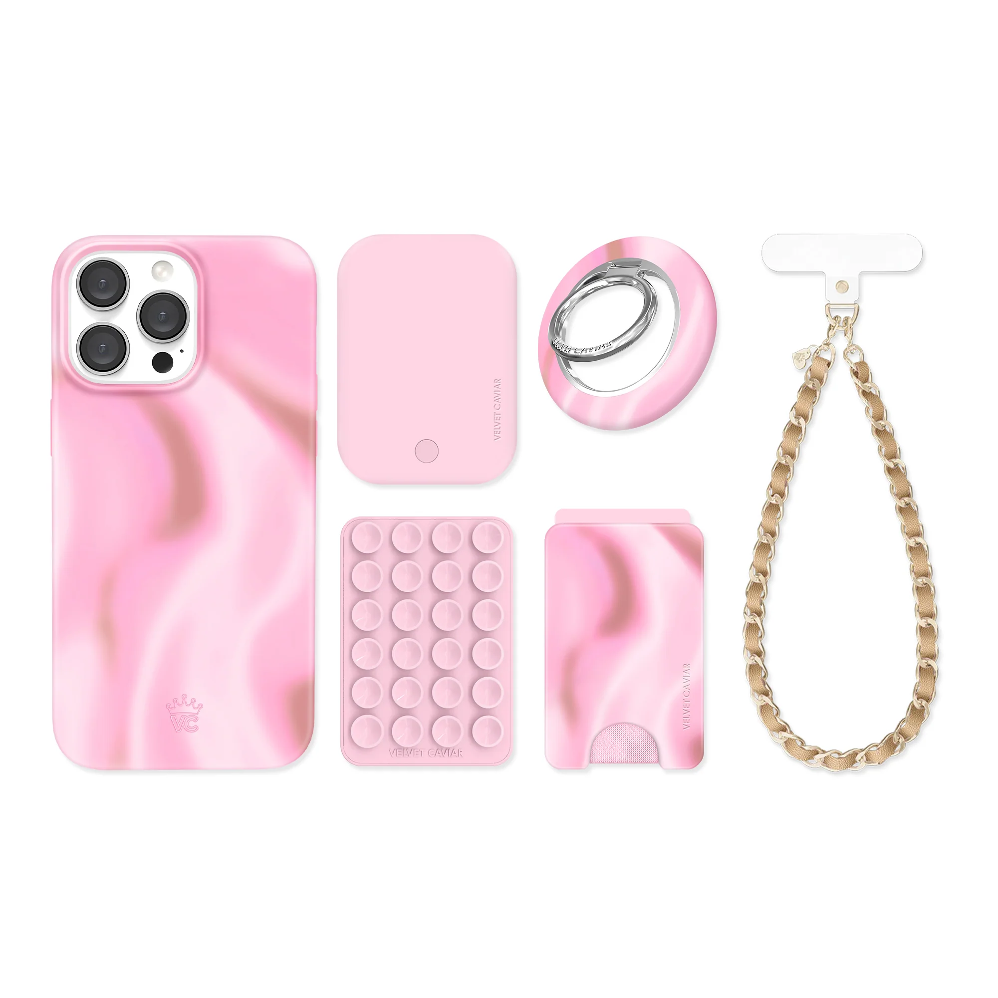 Strawberry Swirl iPhone Bundle Set - Image 8