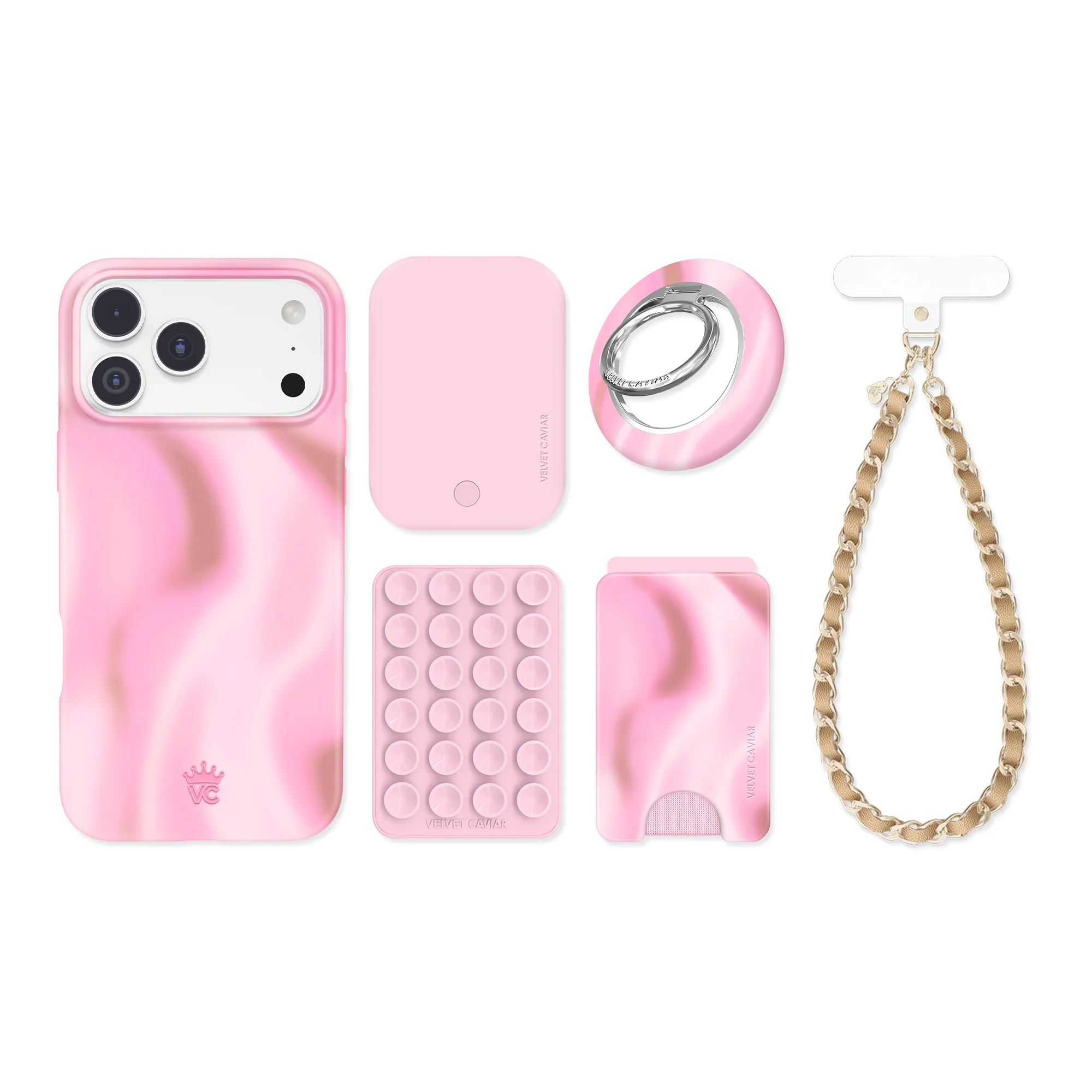 Strawberry Swirl iPhone Bundle Set - Image 92