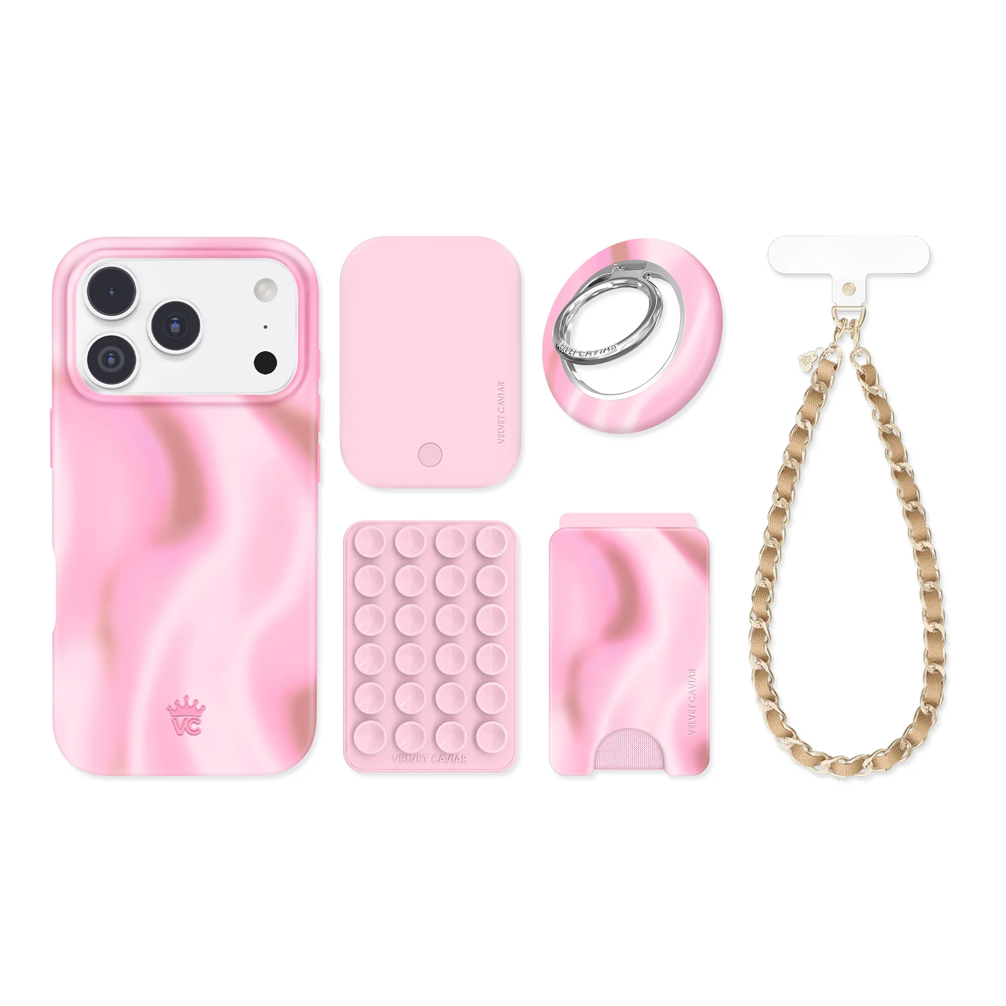 Strawberry Swirl iPhone Bundle Set - Image 99